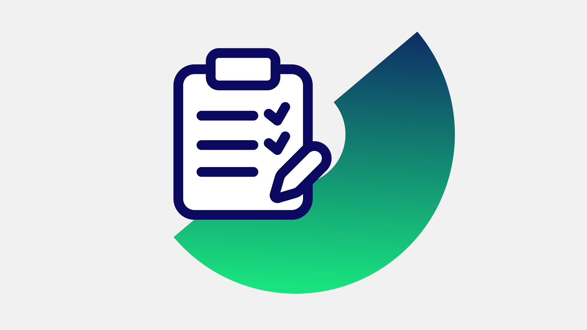 Graphic illustrating a checklist